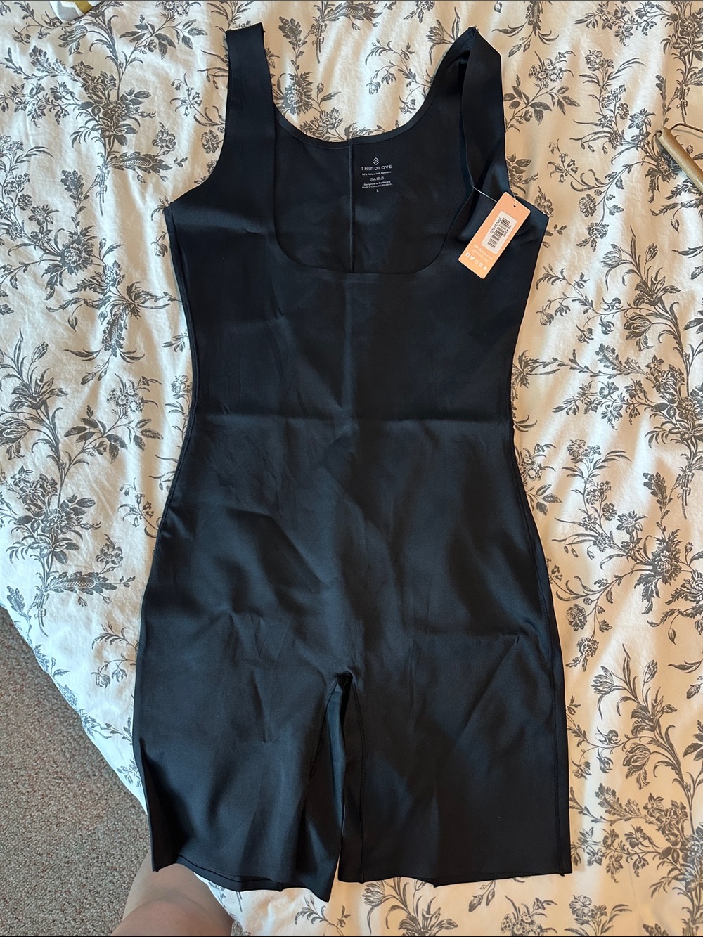 ThirdLove Black Seamless Shaping Bodysuit Shorts